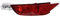 BESTPRICE Nebelschlussleuchte links, Rot, Kompatibel mit FORD C-MAX Mk2, FIESTA Mk6, GRAND C-MAX