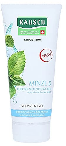 Rausch Minze SHOWER GEL reinigt mild, wirkt antibakteriell und spendet Feuchtigkeit, 1er Pack(1 x 200 milliliters)