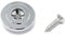 Vintage Forge Chrome Round String Retainer Guide Tree for Fender Precision Jazz Style Bass Guitars and Others with Screw BSR40-CHR