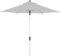 Doppler Sombrilla para el jardín redonda de 220 cm de diámetro en color gris claro I sombrilla plegable de jardín I sombrilla con protección UV 80+ I sombrilla de aluminio I toldo de poliéster