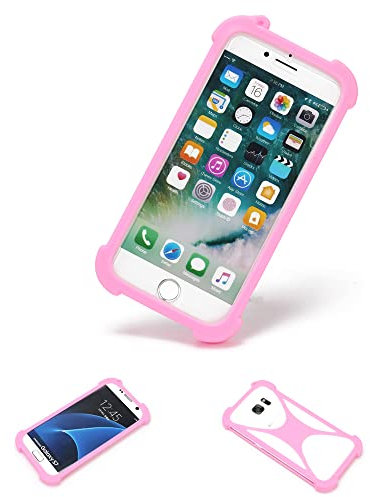 K-S-Trade Qualitativ & Innovativ Handy Hülle Für Sharp Aquos R6 Schutz Hülle Bumper Silikon Schutz Hülle Cover Case Silikoncase Silikonbumper TPU