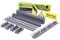 Fence Wall Spikes 12pcs Garden Tall Bird Spikes Cat Pigeon Deterrent Coverage between 5.3m to 15.90m Per Box Anti Climb 44 x 4.3 x 3.8cm Warning Sign Included & Screws (Grey)