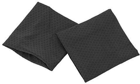 Übungs-Handgelenk-Schweißband 2 STÜCKE Unisex Weiches Atmungsaktives Kühlarmband (Schwarz)