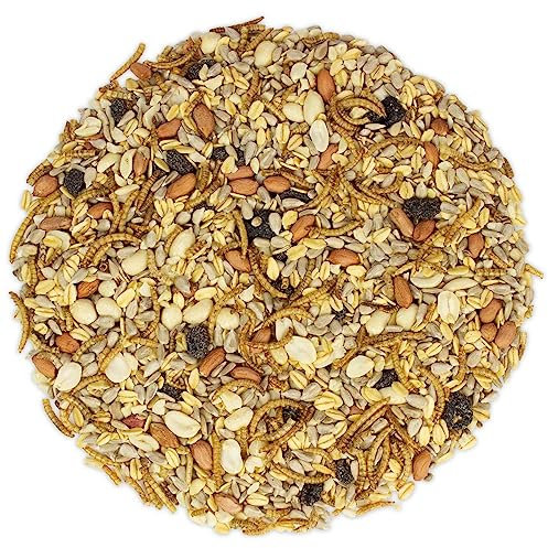 vogeltreff24 Premium-Futtermix schalenfrei für Wildvögel - hochwertiges Wildvogelfutter zur ganzjährigen Fütterung, 20 kg