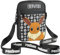 Pokemon Kinder Umhängetasche, Pikachu Reisetasche mit Verstellbarer Schultergurt, Großes Hauptfach mit Reißverschluss Kinder Geschenke (Schwarz Evoli)