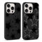 Yoedge 2 Stück Handyhülle für iPhone 15 Pro Hülle 6,1, Stern Muster Design Frauen Mädchen Aesthetic Kawaii Motiv Handyhülle Dünn Weich Schwarz Silikon Slim TPU Stoßfest Schutzhülle für iPhone 15 Pro
