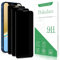 Pokolan Lot de 3 Verre Trempé Anti Espion pour Apple iPhone 12, 12 Pro, Film Protection écran Confidentialité, Anti-Reflet, Anti-Empreinte, Dureté 9H, HD Vitre Protecteur