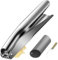 Bxgnip Premium Garlic Press Large Heavy Duty Stainless Steel Easy Cleaning No Need to Peel Garlic Mincer Garlic Crusher Garlic Chopper with Peeler And Scraper for Smash Garlic Dishwasher Safe