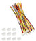 ZSDZFYLLK 10 Sätze Jst XH 2,54mm 4 Pin Stecker mit 150mm 22 AWG weichem Silikonkabel und XH2,54 4P Buchse