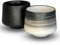shizuro Tassen Set japanisch - 2 Stück a 190 ml - hochwertige Keramiktasse für Kaffee, Cappuccino und Tee - nachhaltige asiatische vintage Teetasse - Retro modernes Design (Schwarz Weiß)