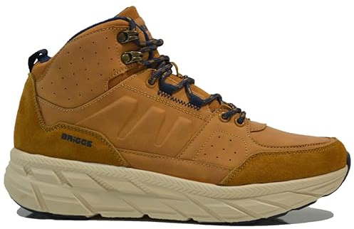 Mens Memory Foam Hiking Walking Boots Ankle Casual Running Winter Trekking Trail Trainers Shoes (TAN, UK Footwear Size System, Adult, Men, Numeric, Medium, 11)