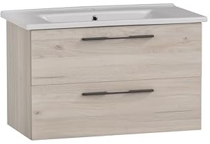 Schildmeyer Waschtisch Maxim 85 cm, 701842, sandeiche Dekor