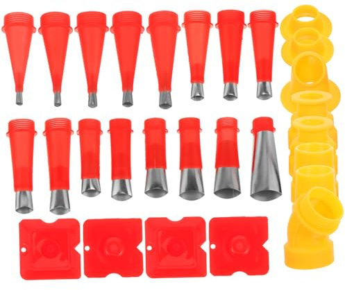 VILLCASE 1set Kit with Integrated Nozzles Easy Use Applicators for Precise Glue Control for Window Door Sealing and Bonding 28pcs