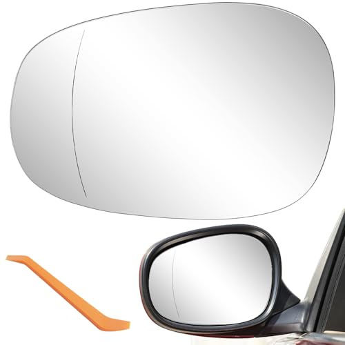 Spiegelglas Außenspiegel Kompatibel mit BMW 1ER 3ER E81 E90 E91 2009-2012 E88 Cabriolet 2012-2013 E92 Coupé E93 Cabriolet 2011-2013 Ersatzspiegel Beheizbar Rückspiegelglas Asphärisch - Links