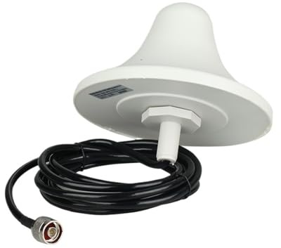 Antenna Da Soffitto For Interni 2G 3G 4G LTE 698-2700 MHz UMTS Con Cavo 3 M/5 M, Connettore Maschio N, Amplificatore Ripetitore Telefonico Copertura più ampia(With 5M Cable)