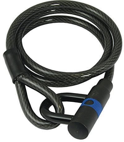 Mammoth Security Motorcycle 2 in 1 Cable Lock 65 and Mini U Lock Hardened Steel