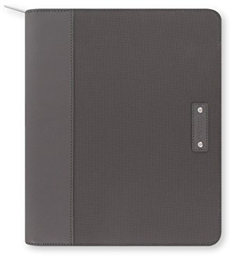Filofax 829840 Microfiber Zip Closure Case for iPad Air - Grey