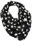 JameStyle26 STERN Kuschelschal Winter Loop Star Winter Schal Schlauchschal Rundschal (Schwarz Weiß)