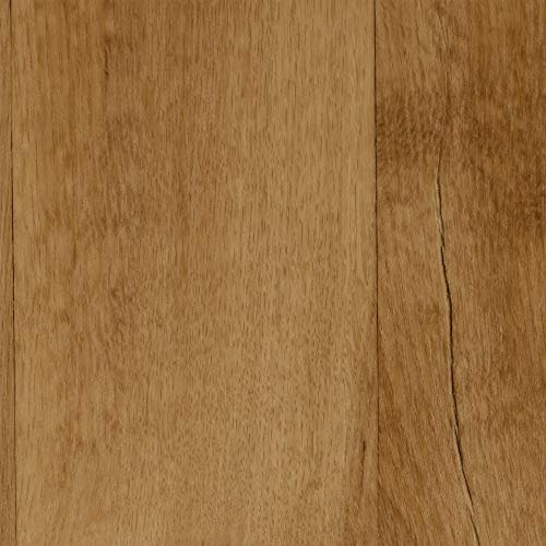 PVC Bodenbelag Meterware Eiche Vinyl Meterware in 2 und 4 m Breite CV Belag in Holzoptik mit Schaumrücken ideal für Wohnzimmer und Schlafzimmer | Variante : 2m x 2,5m