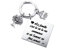 PiercingJak Portachiavi Albero della Vita Casa Famiglia Inciso Personalizzato Ciondolo Puzzle Separabile Portachiavi Portachiavi Acciaio Inossidabile Regalo Amore Festa della Mamma Papà Compleanno,