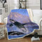 Fleecedecke Orca Überwurfdecke für Couch, super weich, warm und bequem, bedruckte Decke für Bett und Sofa, 180 x 220 cm, 3D-Druck