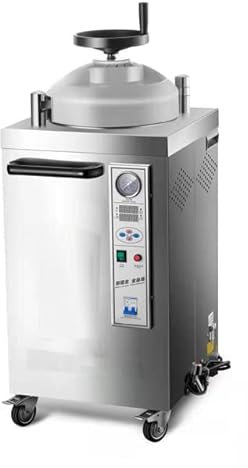 Stérilisateurs à vapeur verticaux numériques avec volant autoclaves (75L)