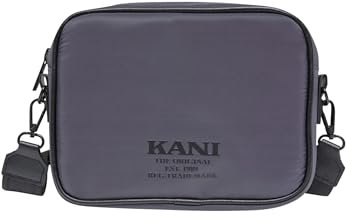 Karl Kani Unisex KA241-007-1 Retro OS Logo Messenger Bag anthracite, one size