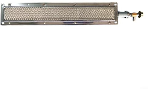 Bruciatore a gas a infrarossi, barbecue a gas, bruciatore in ceramica a infrarossi per catering, negozi di pescheria, pollo brasato a mano (41 x 8 cm)