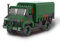 JOMIOD Technik Militär Panzer Transporter Bausteine Bausatz, 411 Klemmbausteine 1:30 WW2 LKW 2T GL Militär Panzerträger LKW Modell, Konstruktionsspielzeug Geschenk für Erwachsene und Kinder