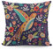 Carton-Bird Luxus-Samt-Kissenbezug, 45,7 x 45,7 cm, dekorative Kissenbezüge mit einzigartigen, hellen Drucken, weich, bequem, perfekt für Schlafsofa und Heimdekoration, Violett