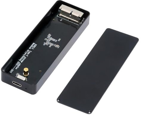 CY Adaptador de 20 Gbps USB 3,2 Tipo C USB-C a 16 + 12 Pines Caja móvil Carcasa de Disco Duro para Mac Air Pro 2013 2014 2015 2016 2017 Estuche portátil SSD