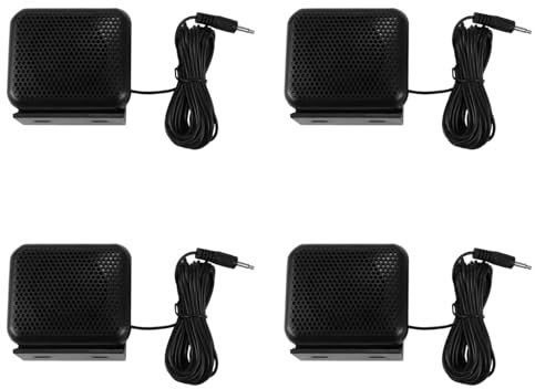 Ohewiiuk 4X Mini Externer Lautsprecher -100 Fuer Fuer ICOM Fuer ICOM Fuer Ham Radio CB Hf-Transceiver