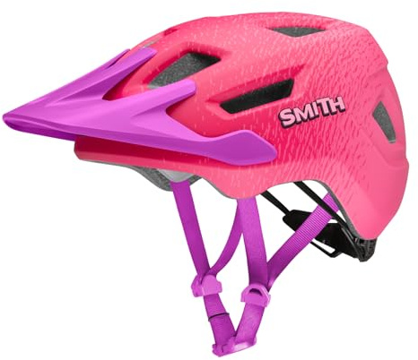 Smith Sidekick Jr Children' s Cycling Helmet – Kids MTB Bike Helmet with MIPS Technology – Lightweight Protection for Boys + Girls – Integrated Visor – Matte Lollipop Fade, Youth Small