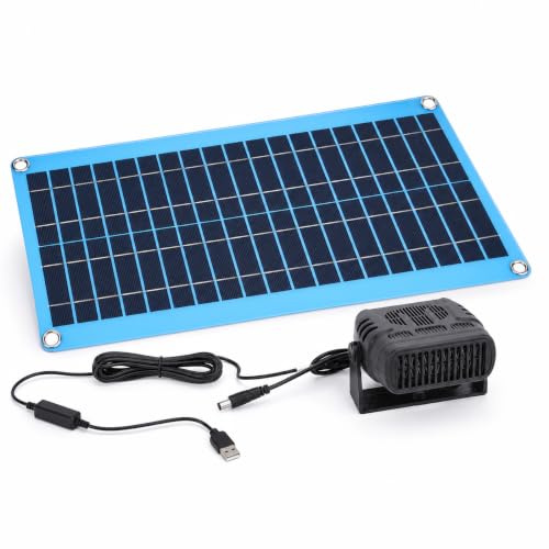 Yechiry Calentador de Panel Solar de 30 W, Estera Calefactora Portátil con Energía Solar con Puertos USB CC para Gallinero, Casa de Mascotas, Secado en Invernadero