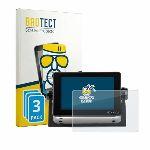 BROTECT Entspiegelungs Schutzglas für Raymarine Axiom+ 7 (3 Stück) Schutzfolie Panzer Glas Matt [Extrem Kratzfest 9H, Anti-Reflex, Anti-Fingerprint]