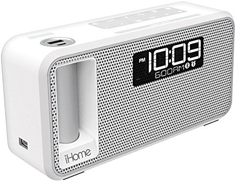 iHome Réveil stéréo NFC Dual Charge Bluetooth Noir