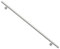 Moderner Aluminium-Handlaufin Weiß, hochwertiges Komplett-Set inkl. Wandhalter, Dübel und Schrauben. Länge 1500 mm (kürz- und verlängerbar). Für Innen und Außen geeignet.