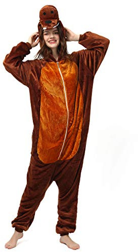 Katara 1744 (30+ Designs) Walroß-Kostüm Robbe, Unisex Onesie/Pyjama-Qualität für Erwachsene & Teenager