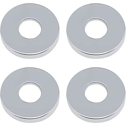 PLCatis Rosace Robinet Mitigeur Douche 4 Pièces Chromées Rosasse Ouvrante Robinetterie Ø 26mm (3/4 ) Acier Inoxydable Rosace Plomberie Plate Basse for Cuisine Salle de Bain
