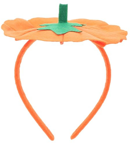 Beavorty Halloween Kürbis Stirnband Cosplay Haarschmuck Für Halloween-partys Und Kostüme Orangefarbener Kopfschmuck Für Besondere Anlässe Und Bühnenauftritte Langlebig Und