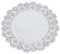 ANTETOK Doyley - Centrini di carta usa e getta in pizzo, 30,5 cm, 200 pezzi, eleganti centrini di carta in pizzo per feste, torte e artigianato, argento