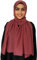 Medinah Hijab Kopftuch Muslimisches Kopftuch Chiffon kopftuch 180x70cm groß Islamisches Kopftücher für Damen-Made in Turkey (Ziegelrot#44)