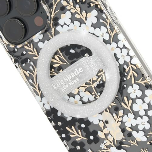 kate spade new york Magnetic Phone Loop Grip - Removable and Collapsible - That Sparkle Silver