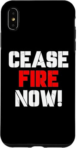 Hülle für iPhone XS Max Cease fire Now - Jews Say Cease Fire Now