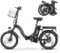 SAMEBIKE Fat Tire Electric Bicycle for Adults Removable 36V13AH Battery Ebike 20 inch Folding Electric Mountain Bikes with 7 Speeds