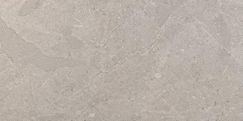 Porcelanatto by Pamesa – 6 azulejos Gres porcelánico efecto piedra, serie CASTROREALE, 30x60 cm, color taupe, elaborado en España