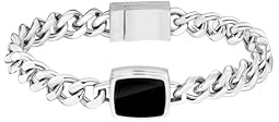 BOSS Jewelry armband für Herren Kollektion ODELL in Edelstahl Mit Schwarzem Onyx
