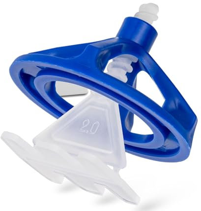 MILIWAN 400pcs Sistema di Livellamento per Piastrelle 2mm, 300x Distanziatori per Piastrelle & 100x Cappucci di Serraggio, Cunei per Piastrelle Riutilizzabili per Livellamento del Pavimento (2mm)