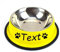 Personalized Stainless Steel Pet Bowl with Name, Custom Dog Cat Bowls for Food & Water, Insulated Gift for Pets, Ideal for Small Dogs Cats, Custom Personalized Stainless Steel Dog Or Cat Bowl(Yellow)