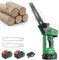 Mini motosega a batteria 8000 mAh 8 pollici mini motosega con batteria 880 W motore senza spazzole e blocco di sicurezza ideale motosega elettrica